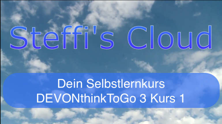 DEVONthinkToGo - Kurs 1
